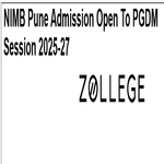 NIMB Pune Admission Open To PGDM Session 2025 27